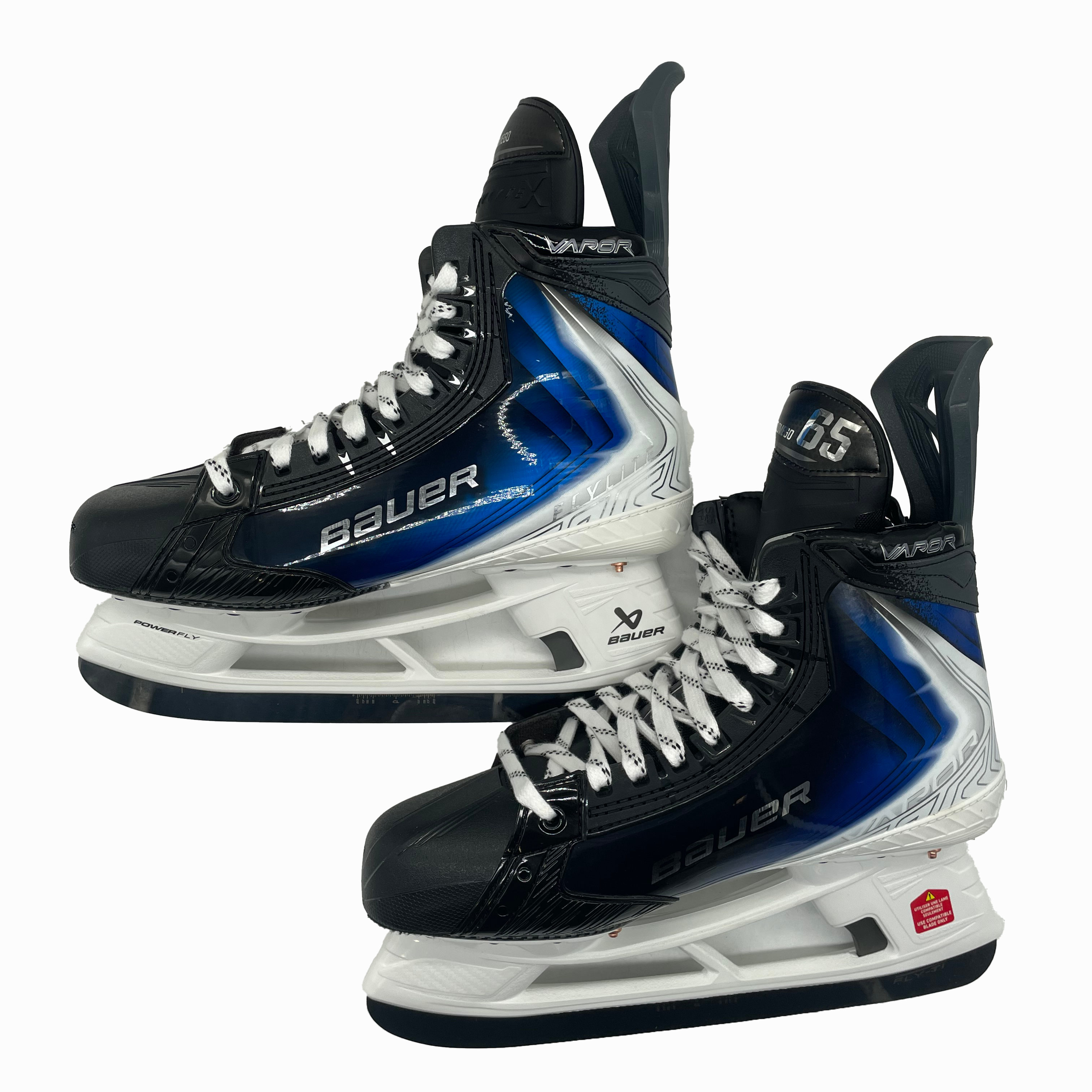 Bauer Vapor Flylite - Pro Stock Hockey Skates - Size 11.75E (Blue)