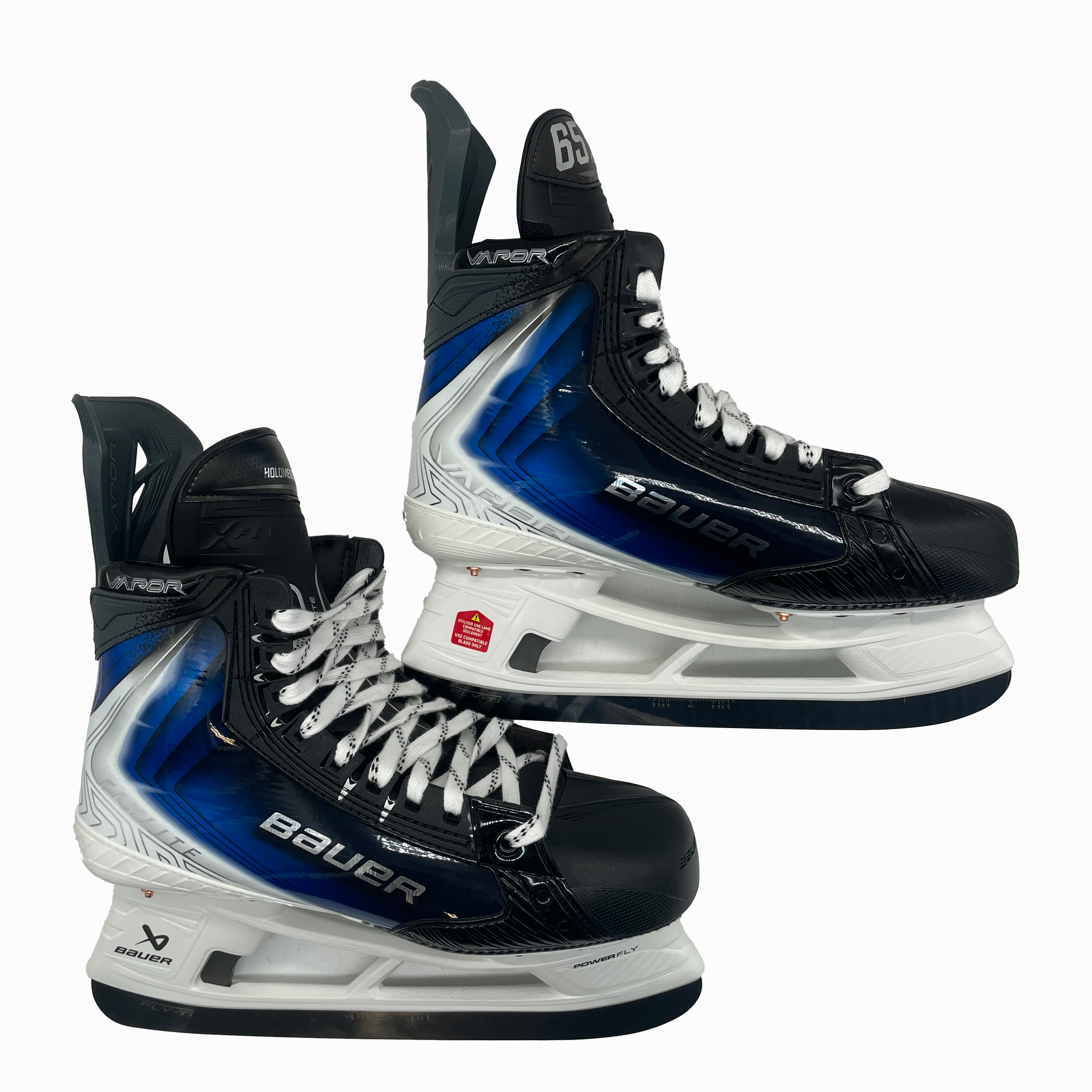 Bauer Vapor Flylite - Pro Stock Hockey Skates - Size 11.75E (Blue)