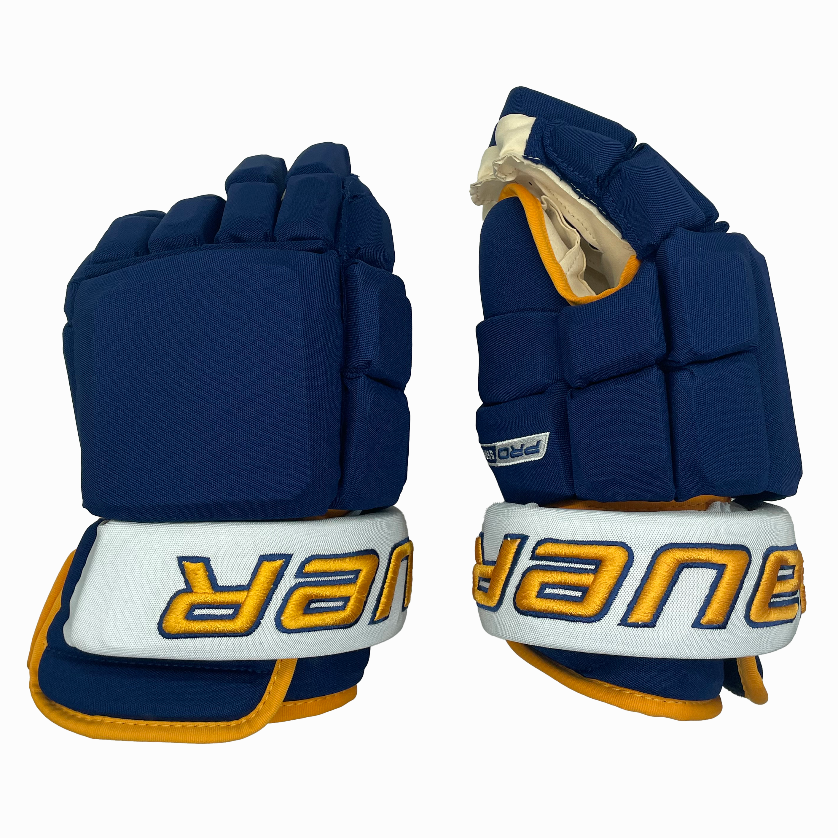 Bauer Pro Series - Pro Stock Hockey Glove (Navy/Yellow/White)