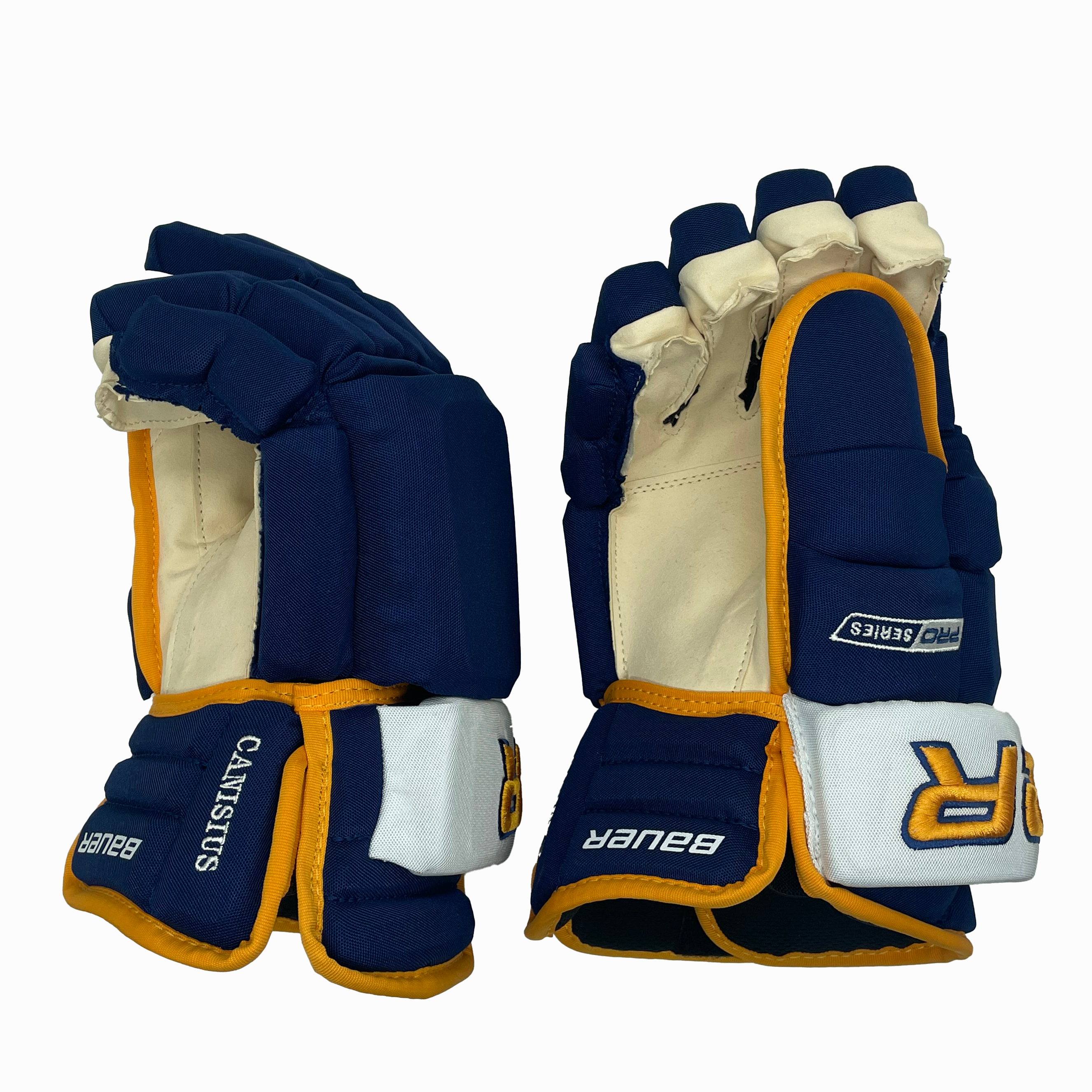 Bauer Pro Series - Pro Stock Hockey Glove (Navy/Yellow/White)