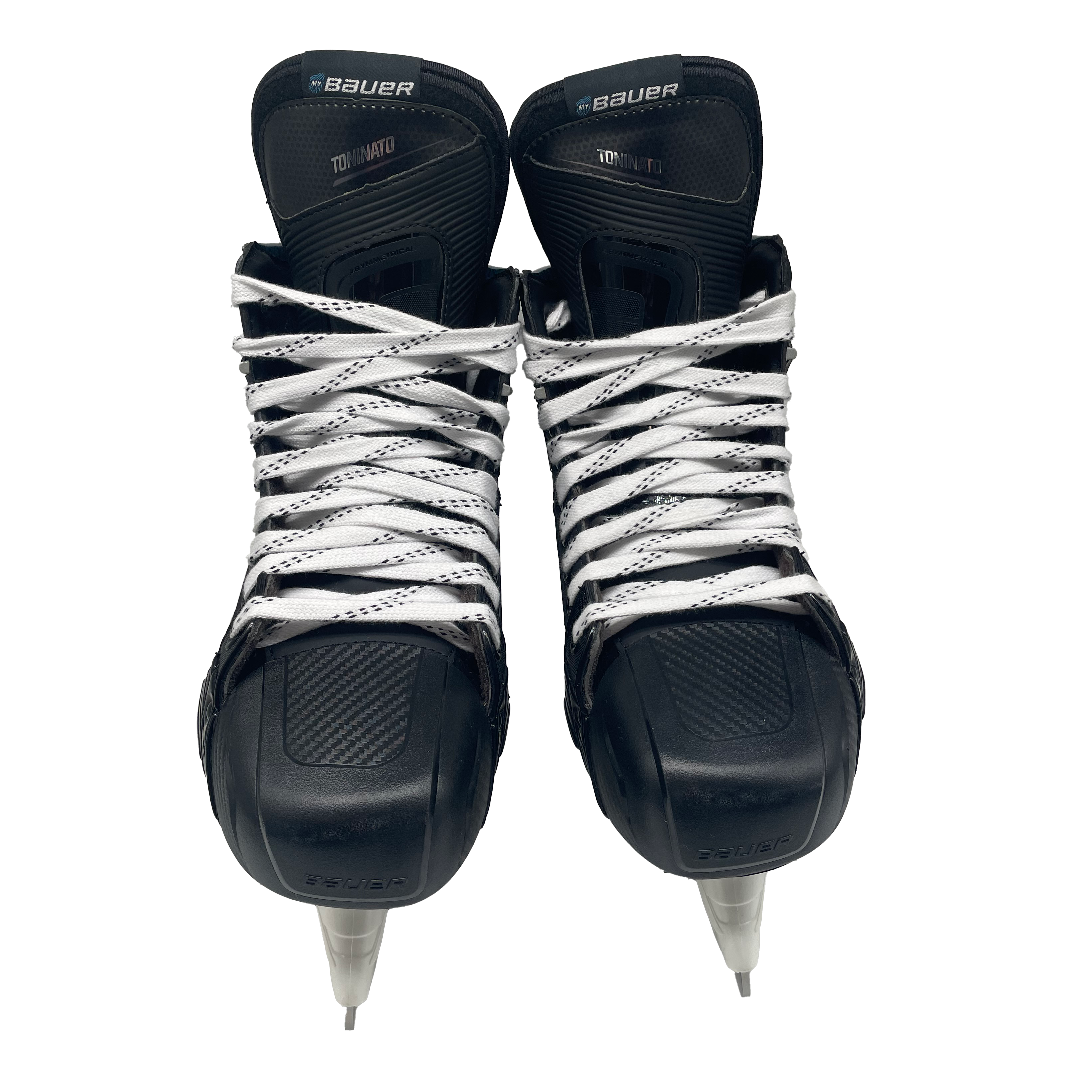 Bauer Supreme Mach - Pro Stock Hockey Skates - Size 8.25E (Blue)