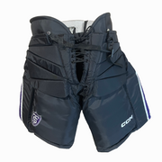 CCM HPG12A - NCAA Pro Stock Hockey Goalie Pants (Black/Purple/White)