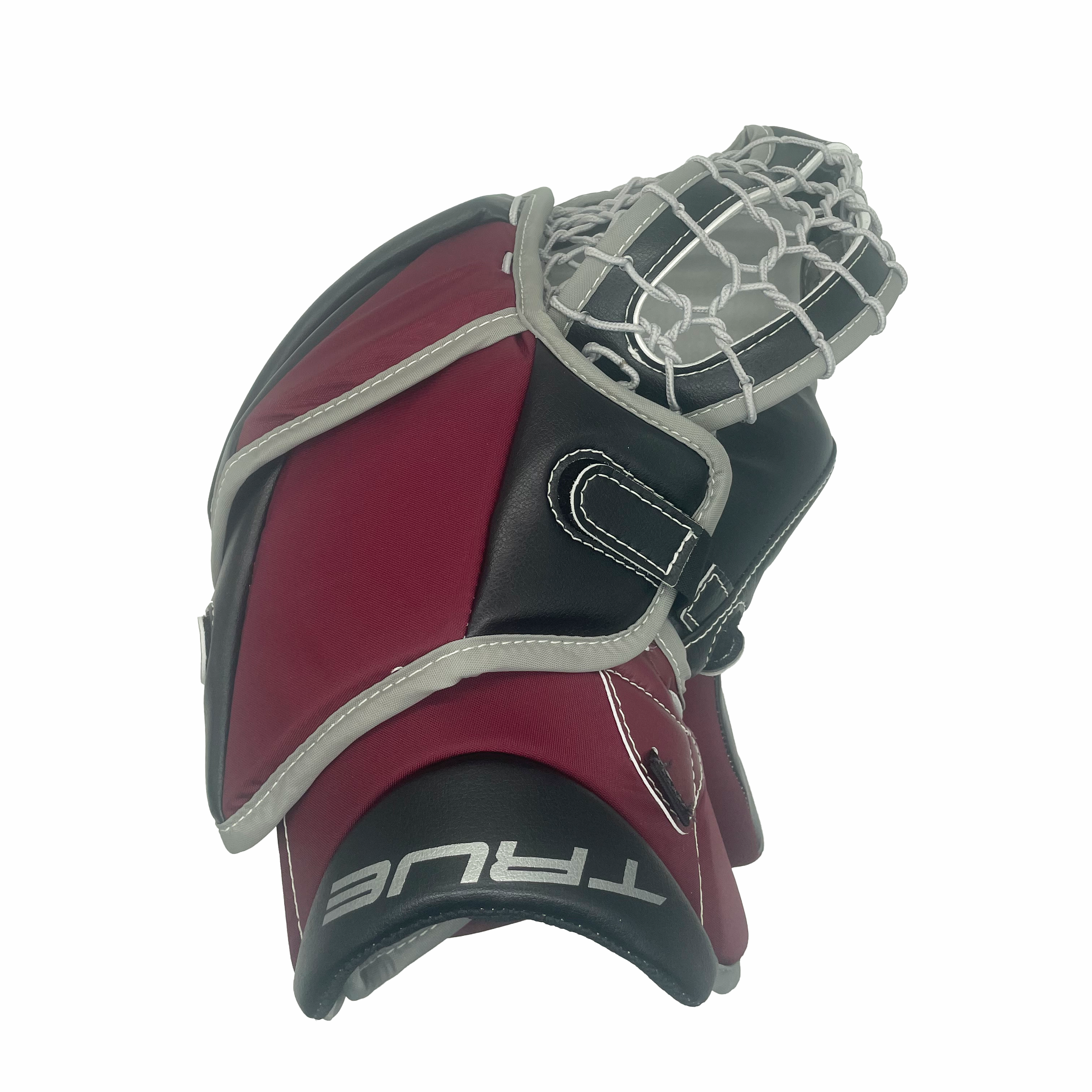 True L87 - Pro Stock Goalie Glove (Maroon/Silver/Black)