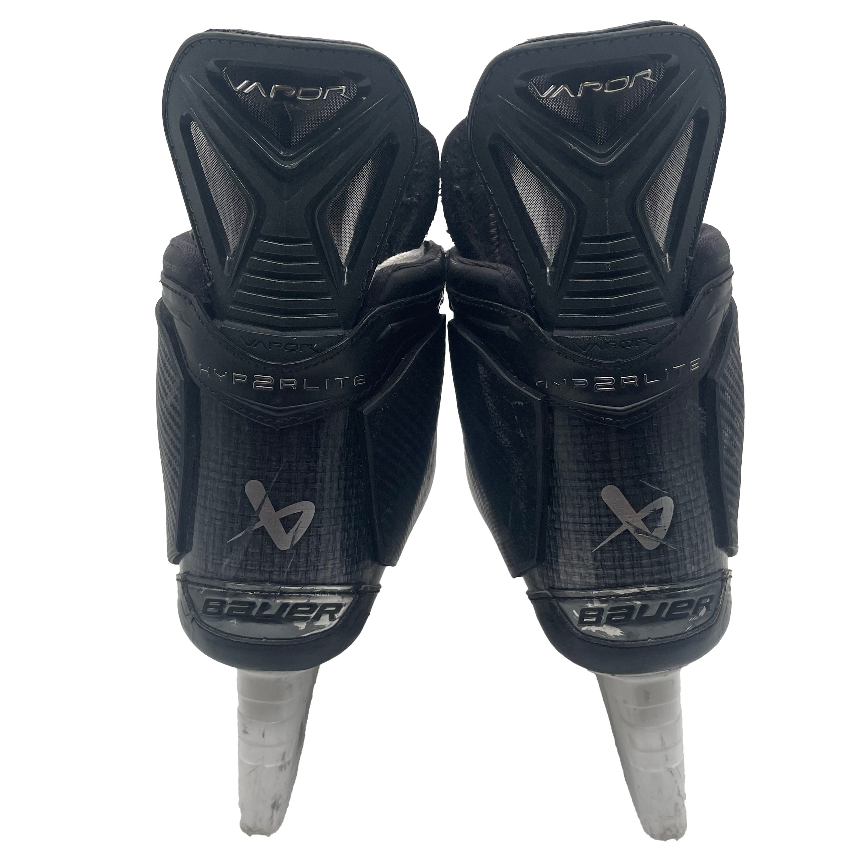 Bauer Vapor Hyperlite 2 - Used Pro Stock Hockey Skates - Size 8.5 with Shot Blockers