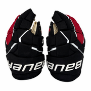 Bauer Supreme Mach - Used Team Canada Pro Stock Hockey Gloves (Black/Red/White)