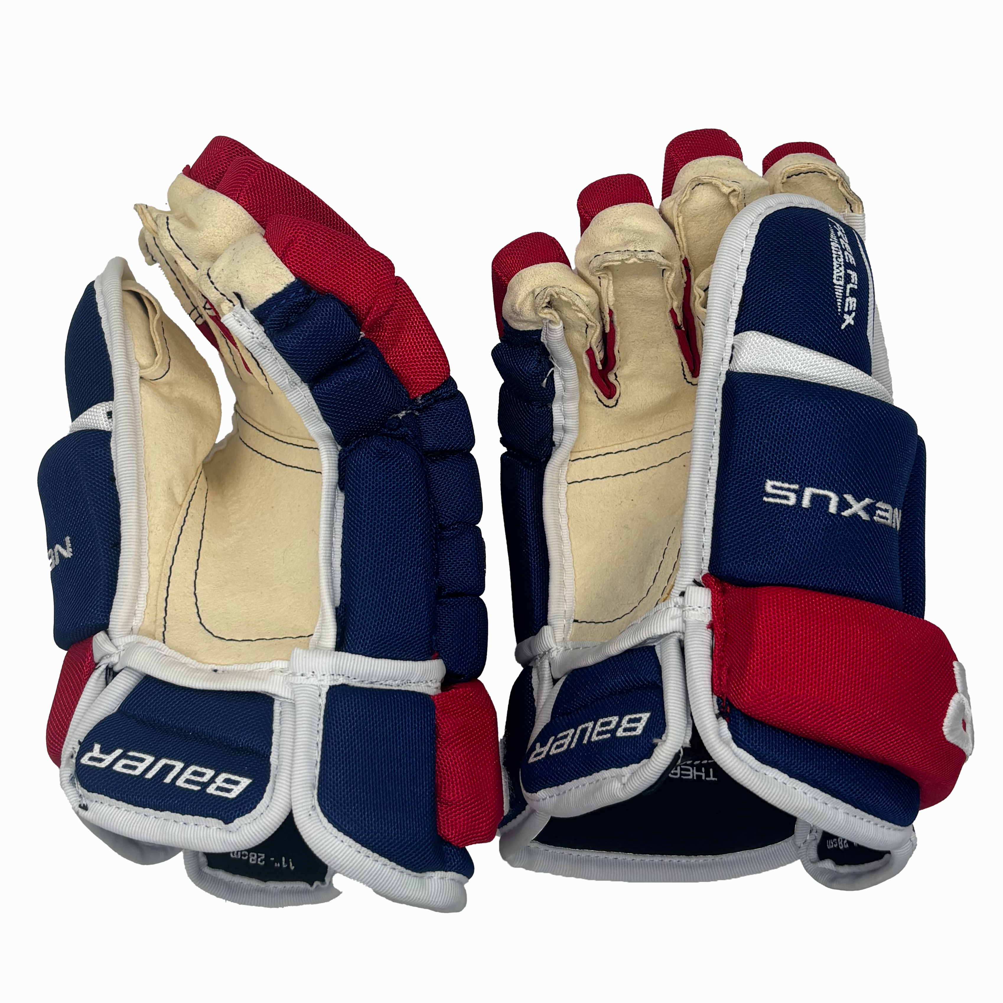 Bauer Nexus Team Gloves - Intermediate (Blue/Red/White)