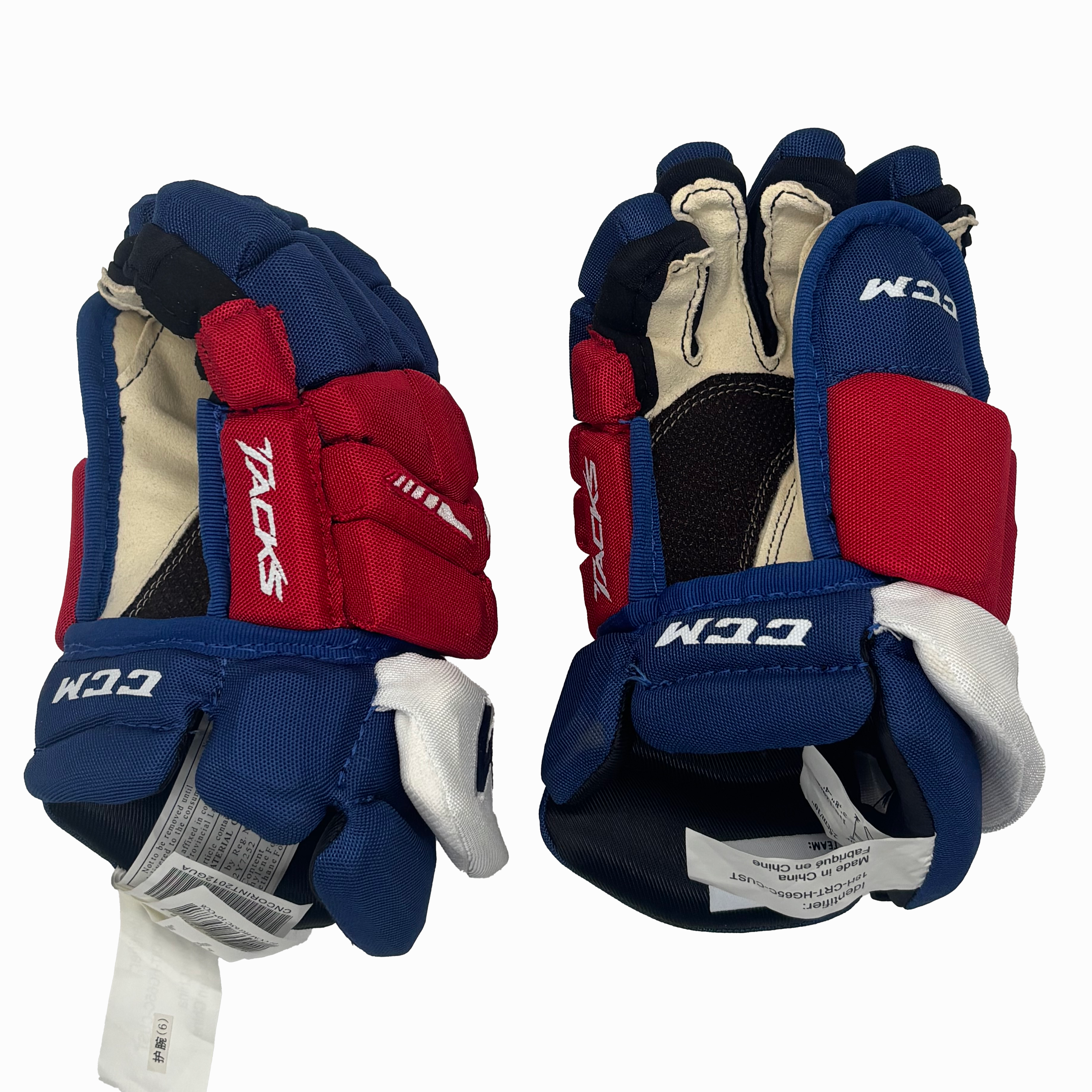CCM HG65C Gloves - Junior (Red/Blue/White)