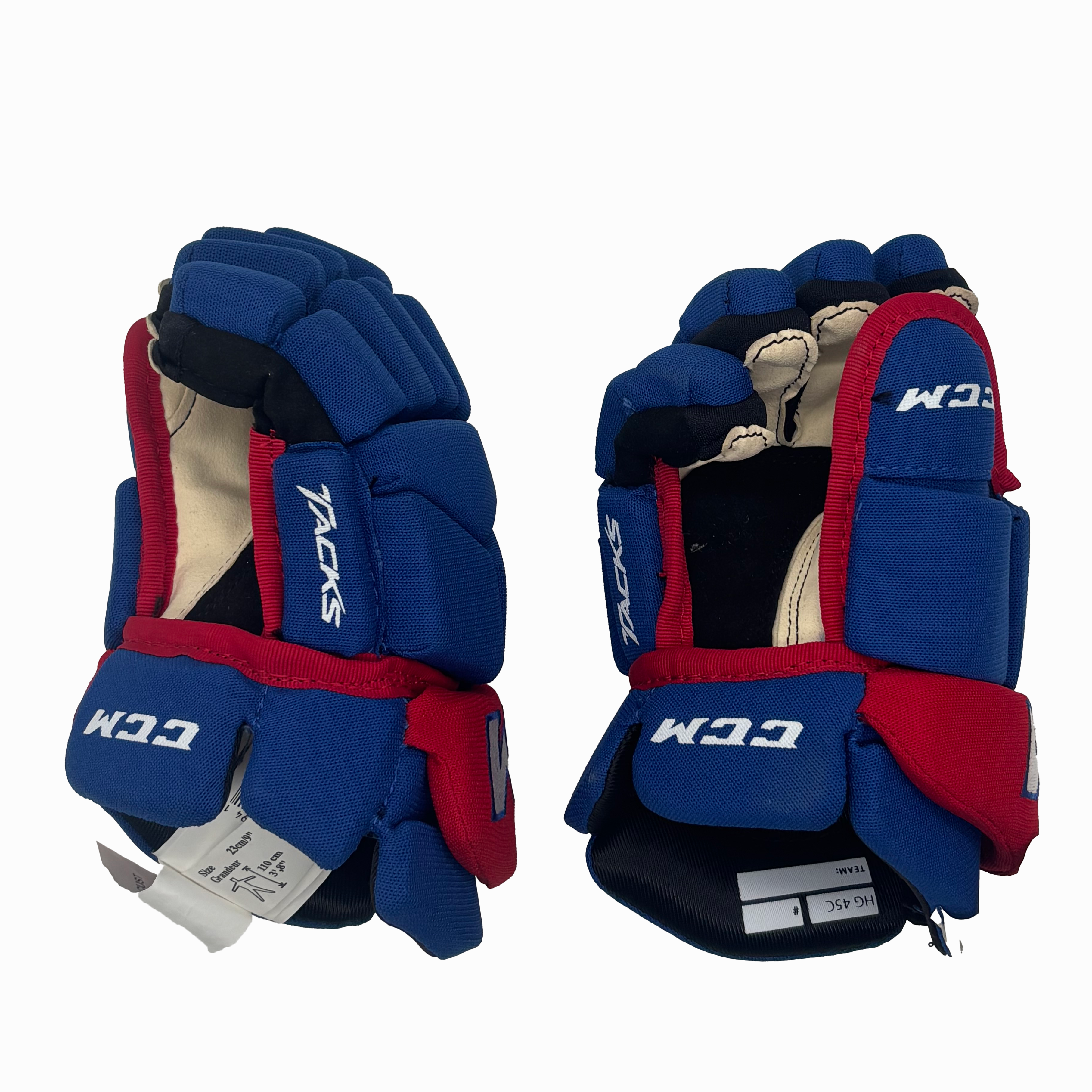 CCM HG45C Gloves - Youth (Blue/Red/White)