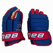 Bauer Pro Team Gloves - Intermediate (Blue/Red/White)
