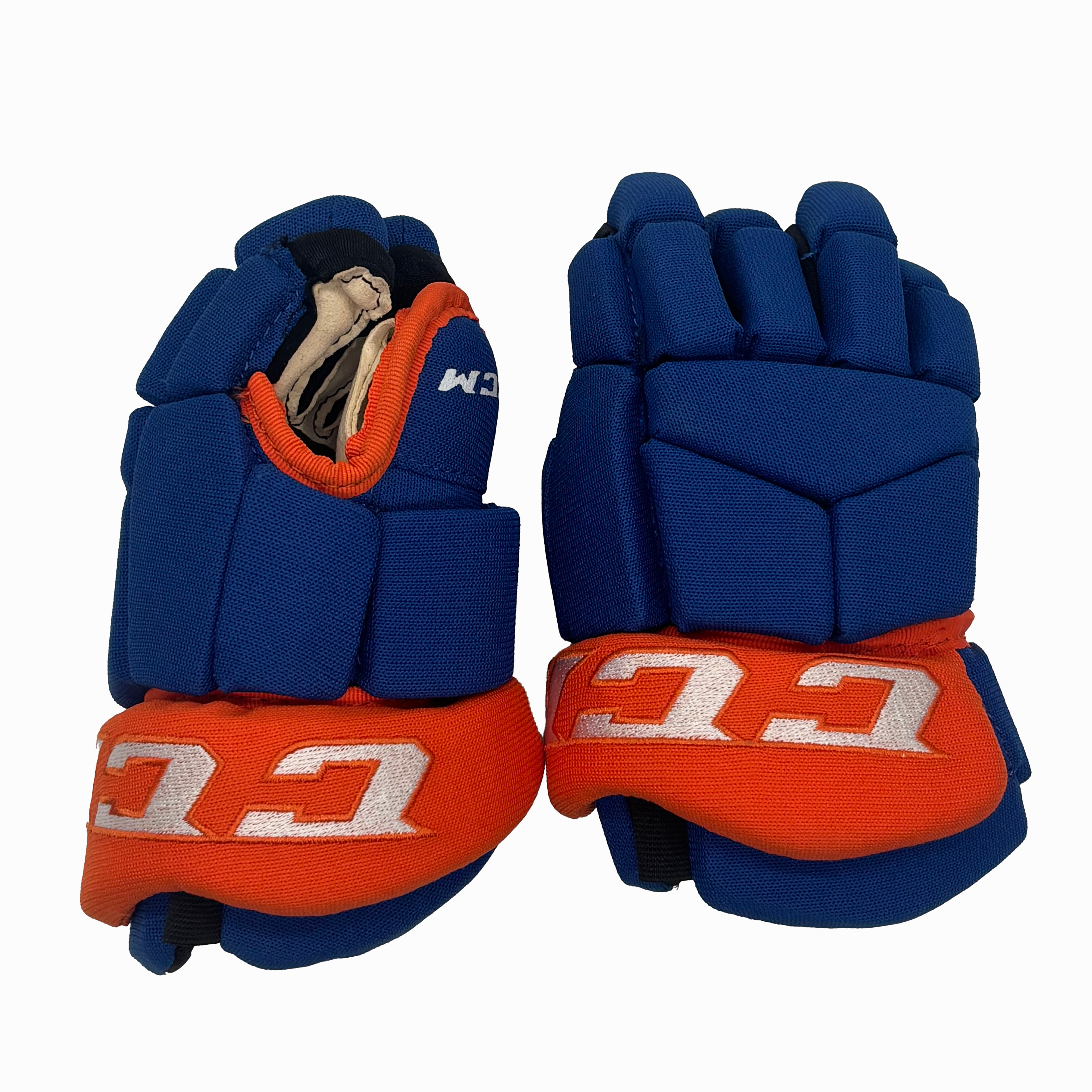 CCM HG45C Gloves - Youth (Blue/Orange)