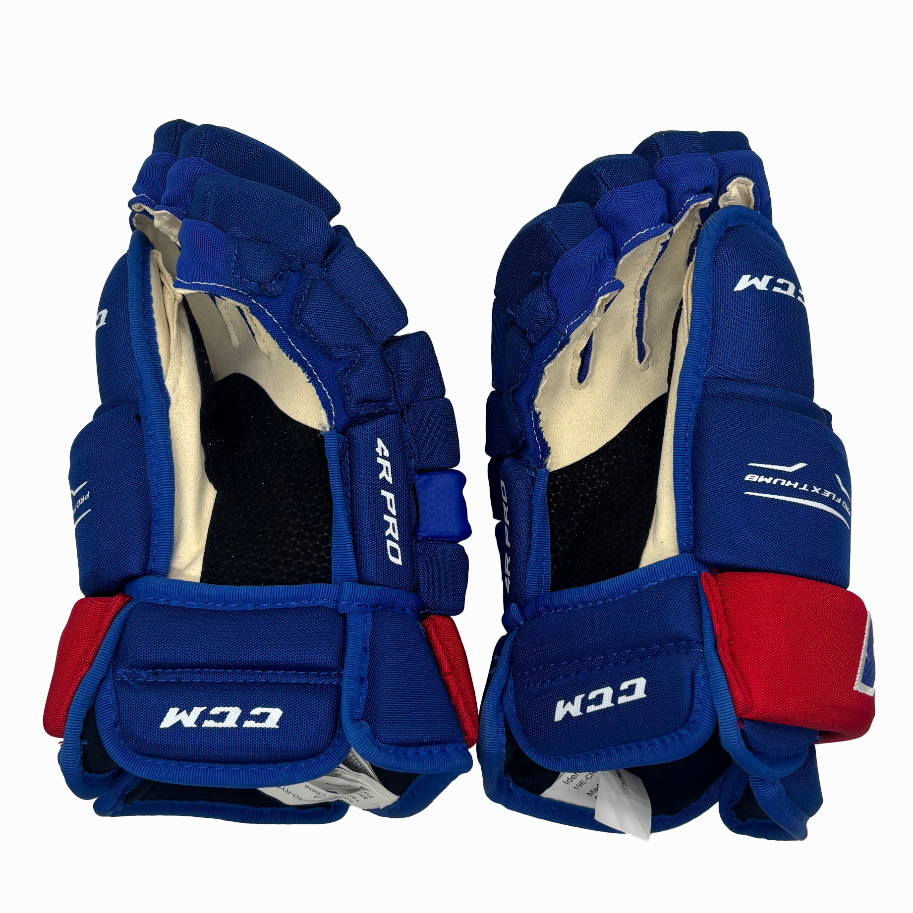 CCM HG4PRO Gloves - Senior (Blue/Red/White)