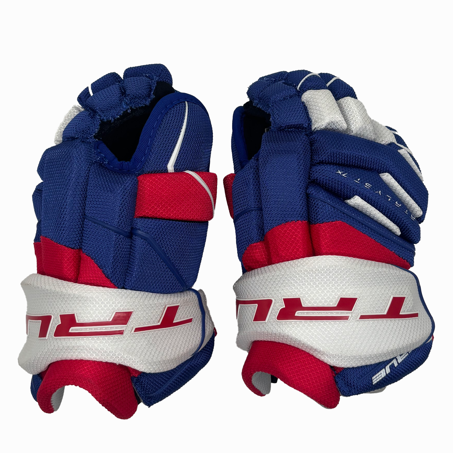 True Catalyst 7X Gloves - Junior (Blue/White/Red)