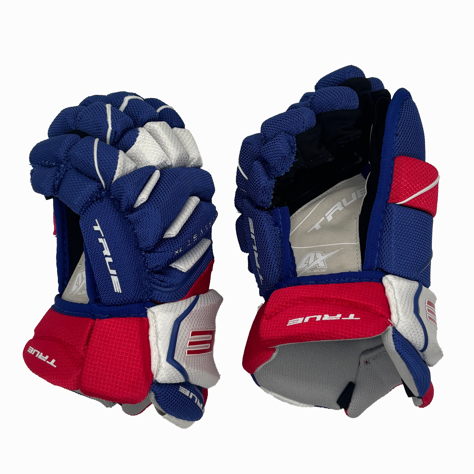 True Catalyst 7X Gloves - Junior (Blue/White/Red)