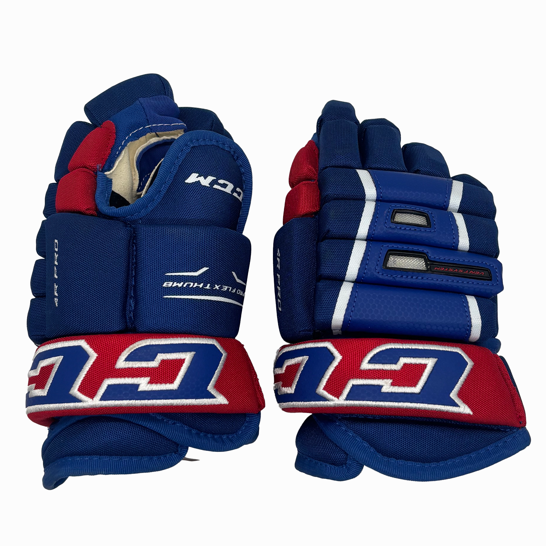 CCM HG4PRO Gloves - Junior (Blue/Red/White)