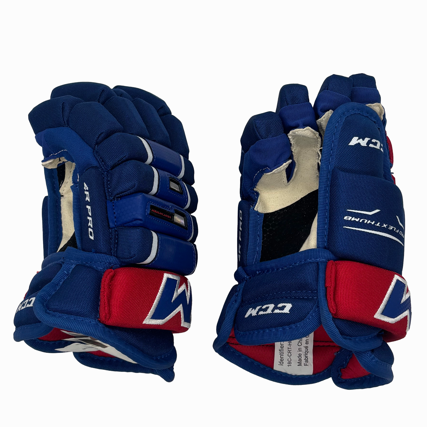 CCM HG4PRO Gloves - Junior (Blue/Red/White)