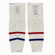 Athletic Knit -  New Game Socks - Youth (White/Red/Blue)