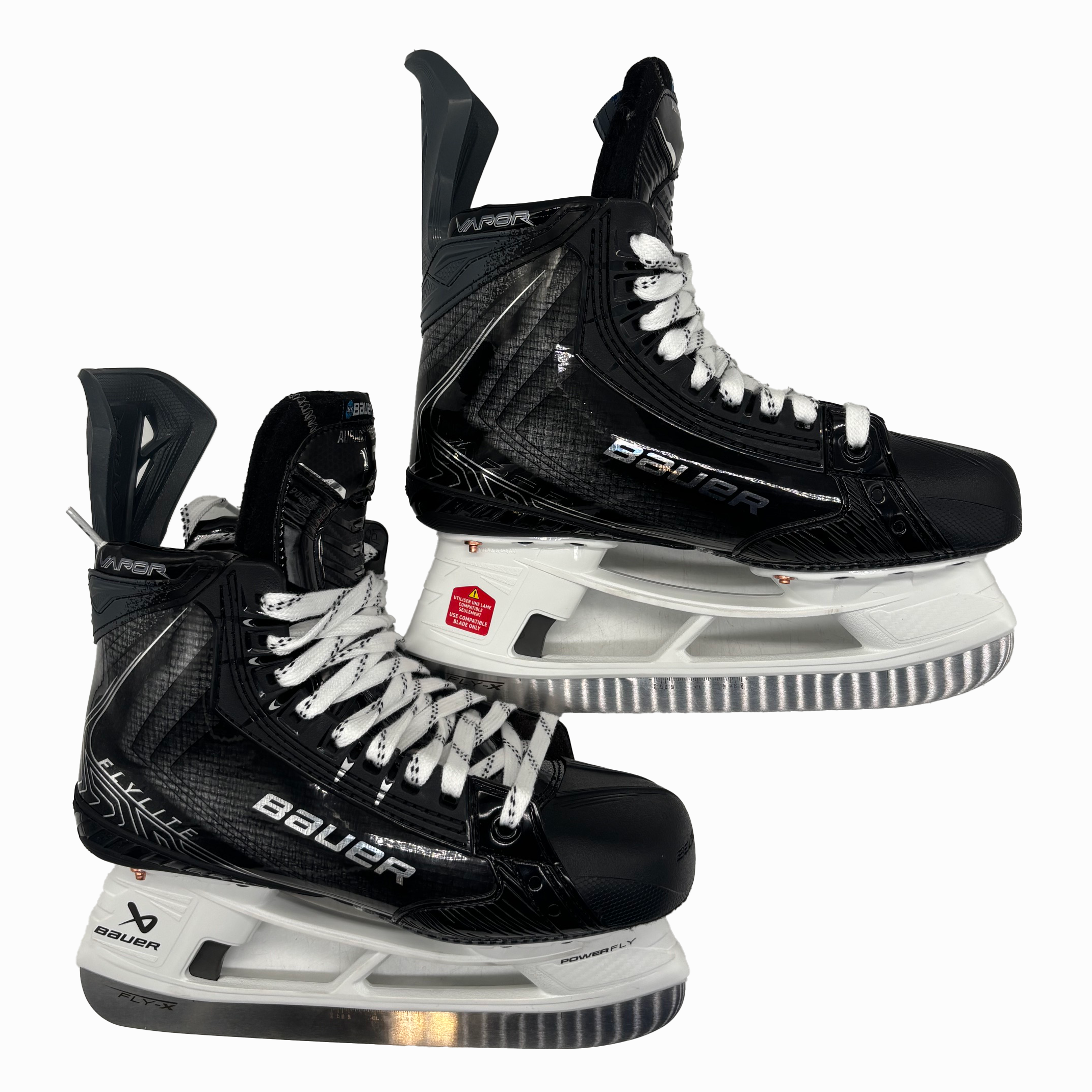 Bauer Vapor Flylite - PWHL Pro Stock Hockey Skates - Size 6.5D (Black)