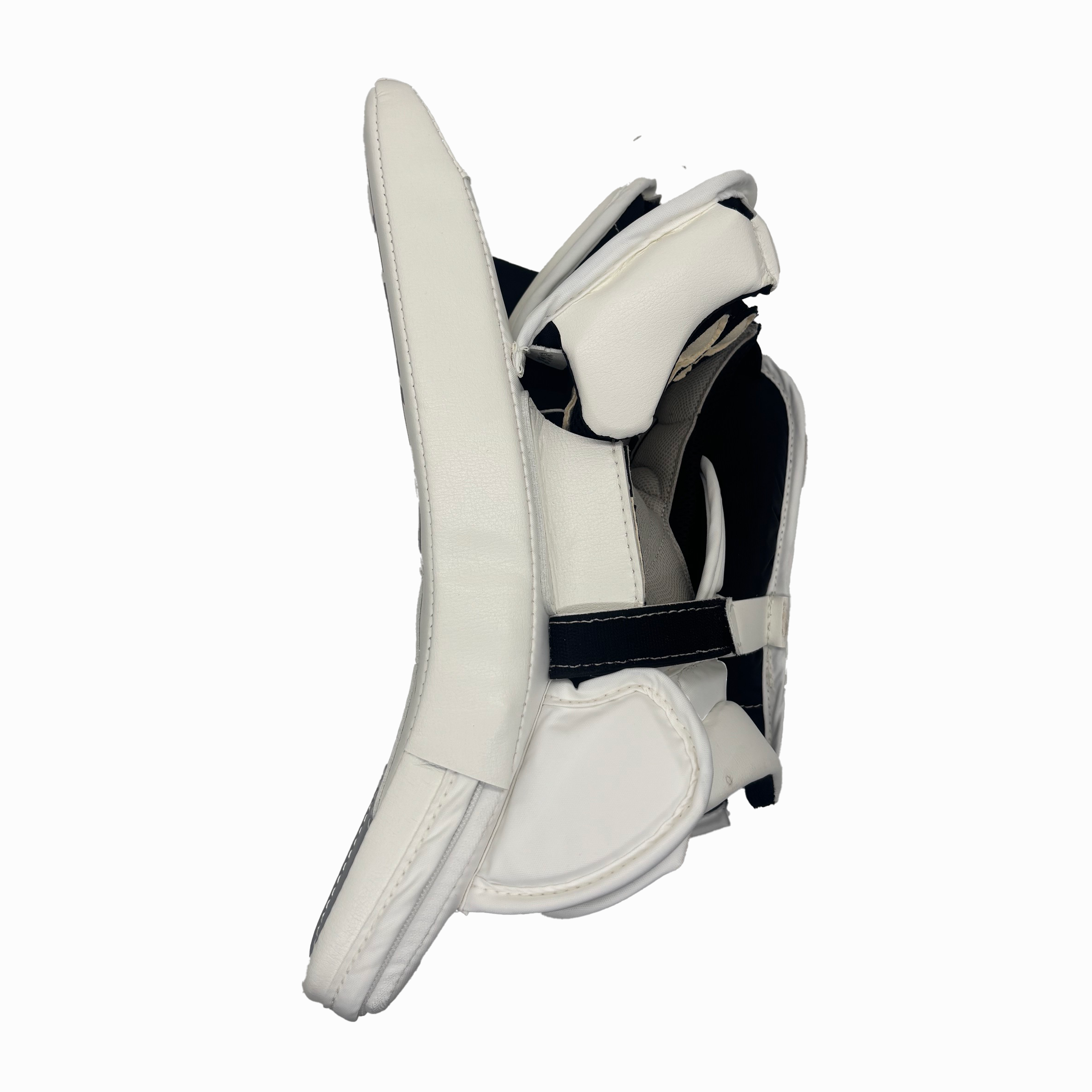 TRUE Catalyst Nitro Pro - New NHL Pro Stock Goalie Blocker - Ivan Fedotov (White/Navy/Silver)