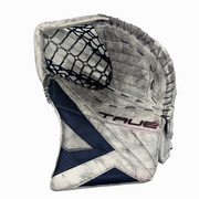 TRUE Catalyst Nitro Pro - Used NHL Pro Stock Goalie Glove - Ivan Fedotov (White/Navy/Red)