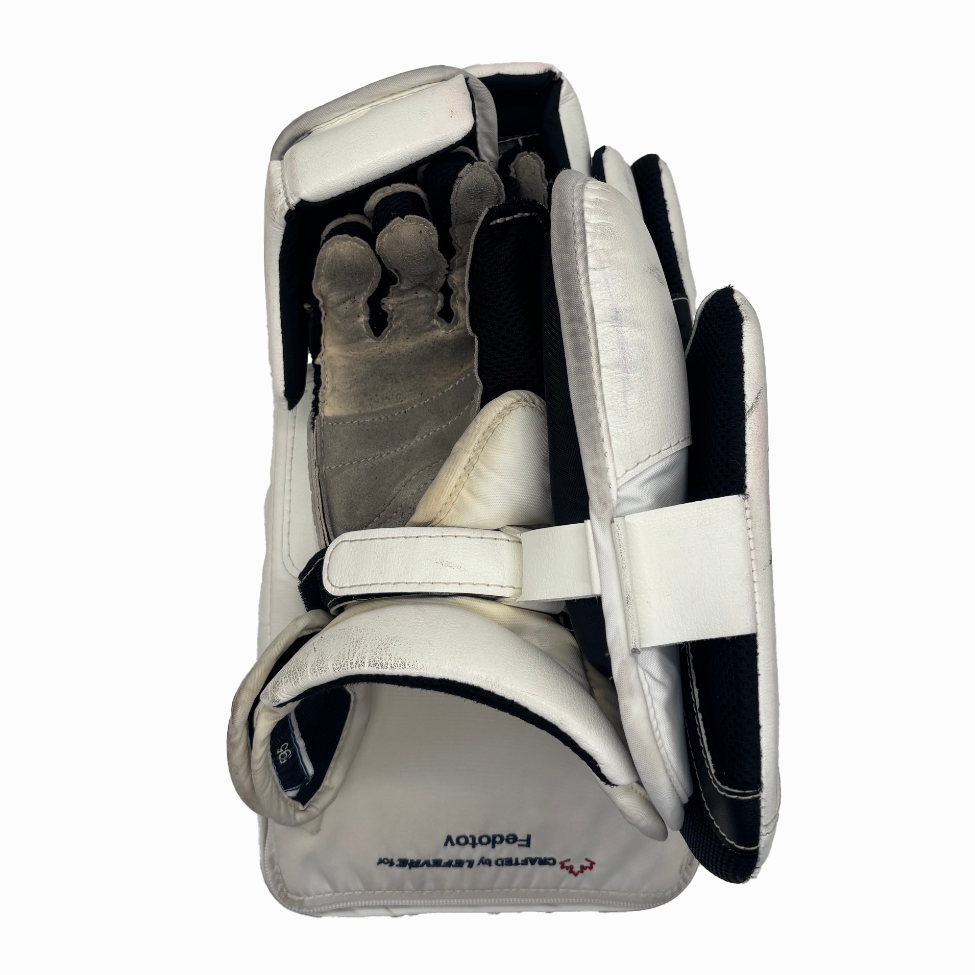 TRUE Catalyst Nitro Pro - Used NHL Pro Stock Goalie Full Set - Ivan Fedotov (White/Navy/Silver)