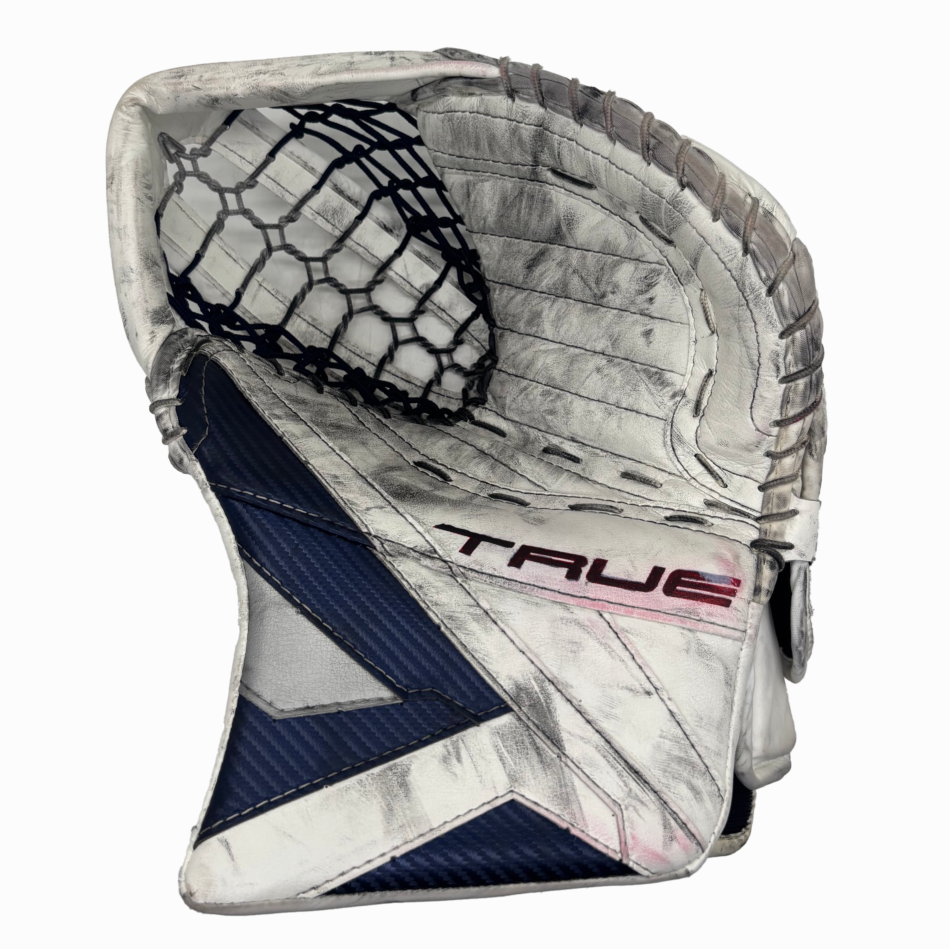 TRUE Catalyst Nitro Pro - Used NHL Pro Stock Goalie Full Set - Ivan Fedotov (White/Navy/Red)