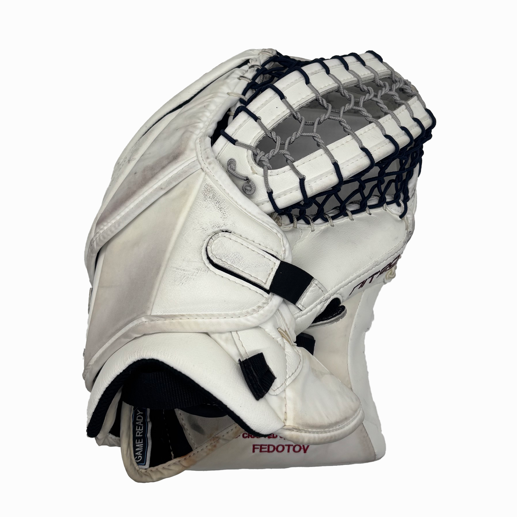 TRUE Catalyst Nitro Pro - Used NHL Pro Stock Goalie Full Set - Ivan Fedotov (White/Navy/Red)
