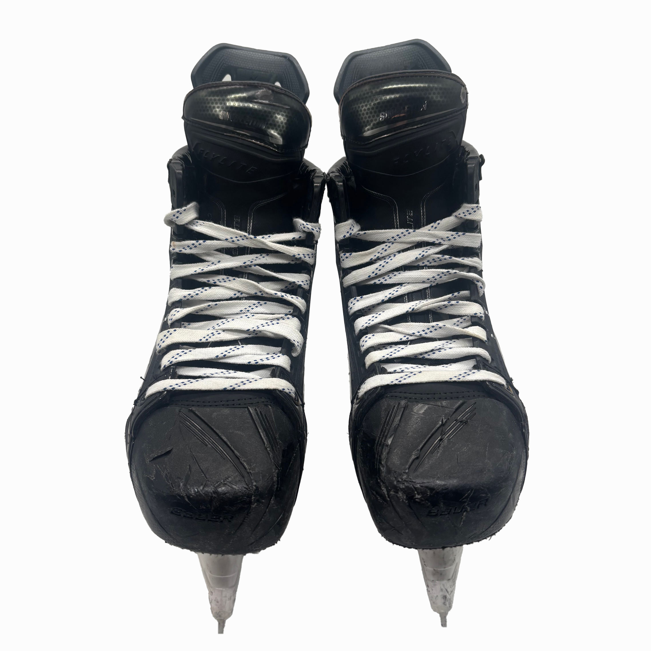 Bauer Vapor Flylite - Used AHL Pro Stock Hockey Skates - Size 8E (Black)