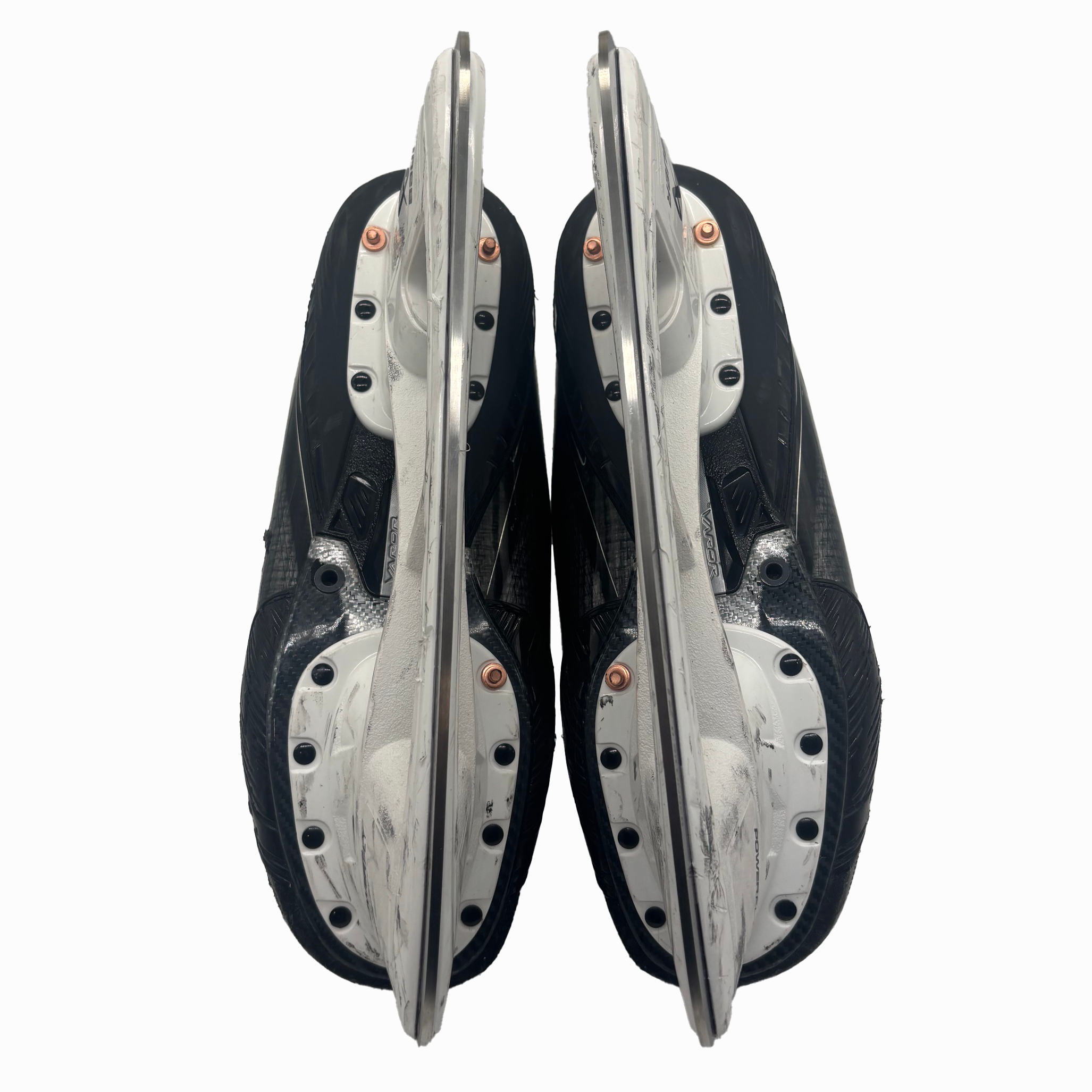 Bauer Vapor Flylite - Used AHL Pro Stock Hockey Skates - Size 8E (Black)