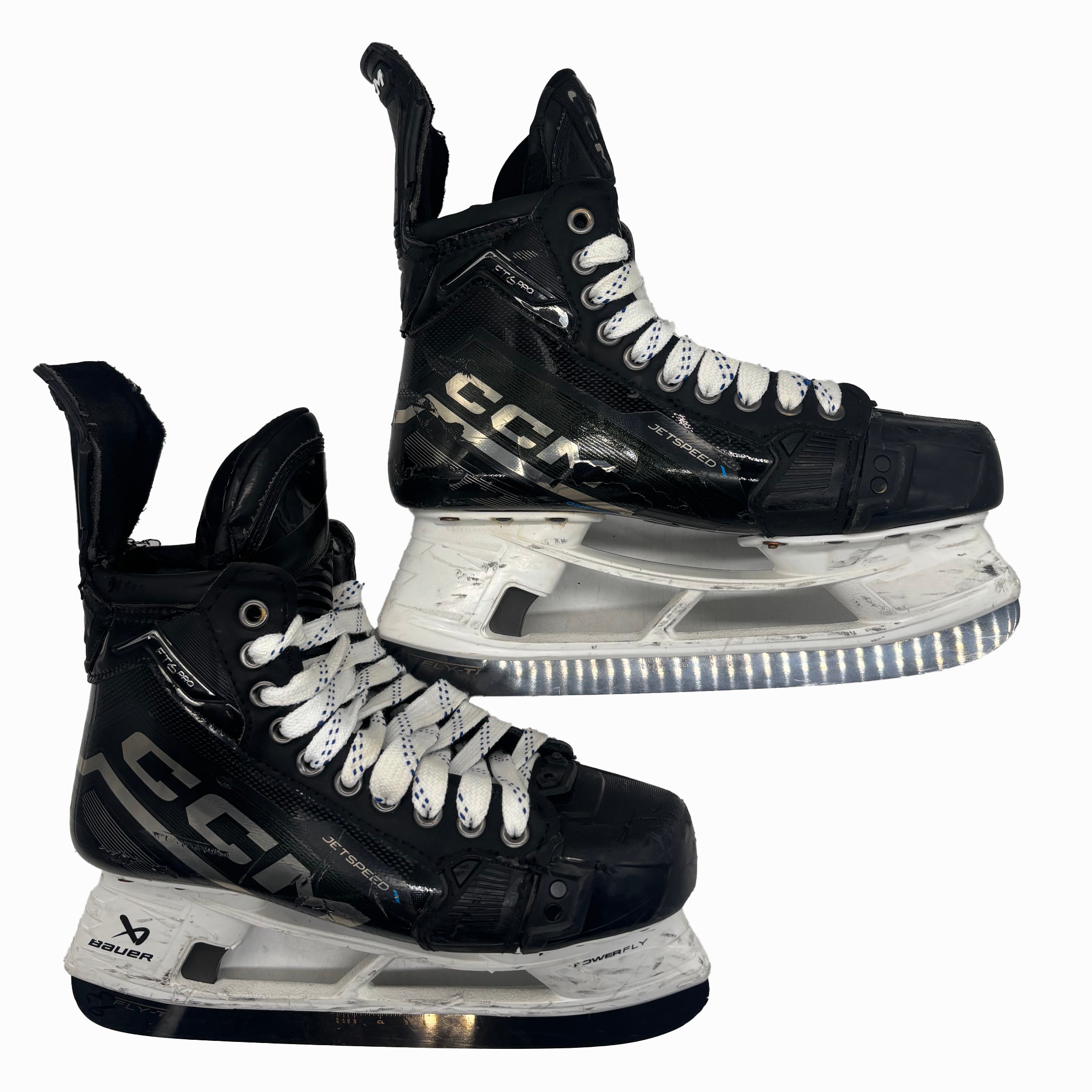 CCM Jetspeed FT6 Pro - Used Pro Stock Hockey Skates - Size 7.5E (Black)