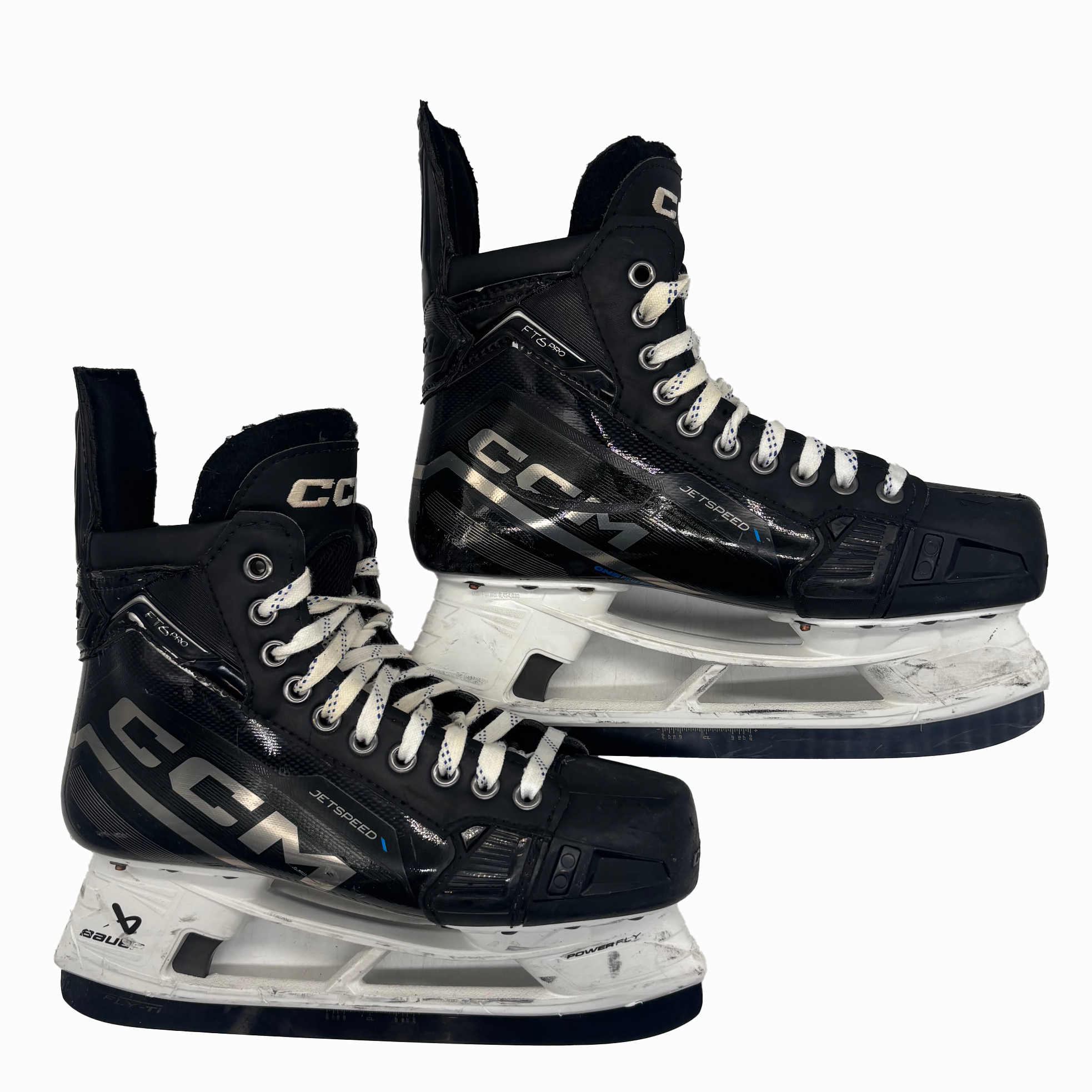 CCM Jetspeed FT6 Pro - Used Pro Stock Hockey Skates - Size 8D (Black)