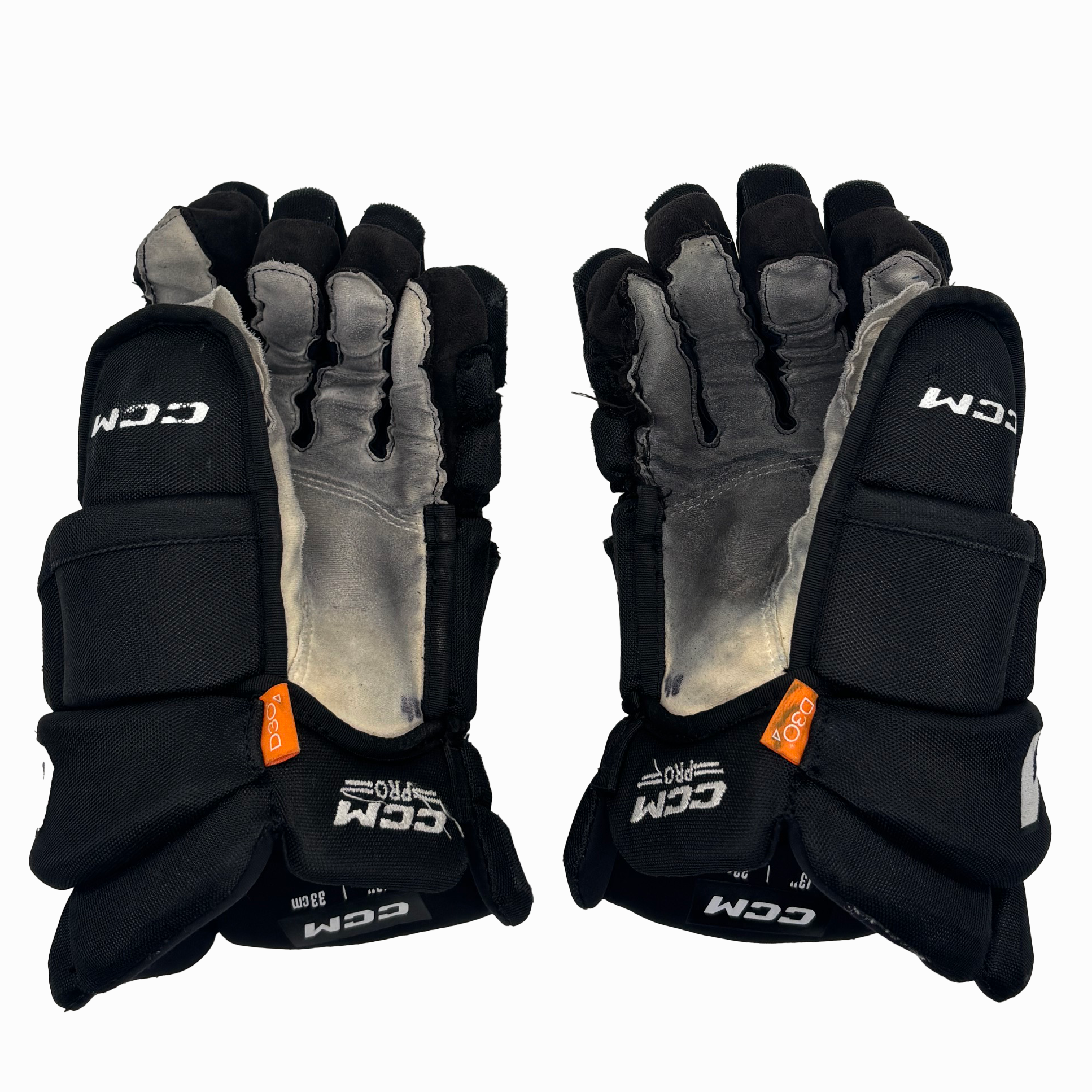 CCM HGTKXFP - Used AHL Pro Stock Hockey Glove (Black)
