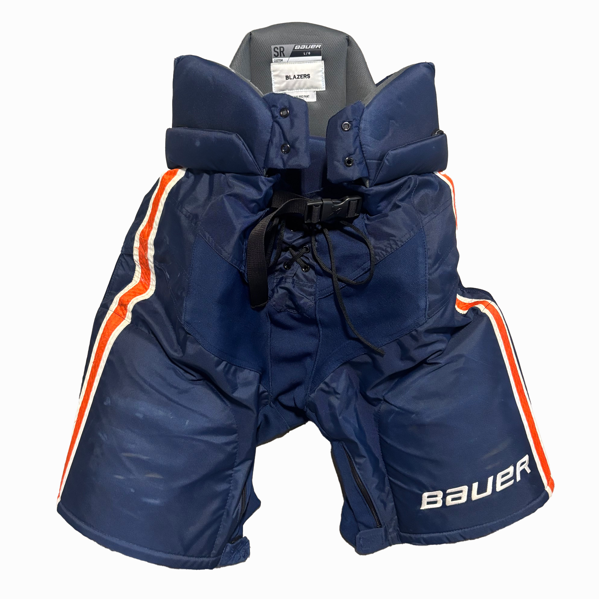 Bauer Nexus - Used Pro Stock Hockey Pants (Navy/Orange/White)