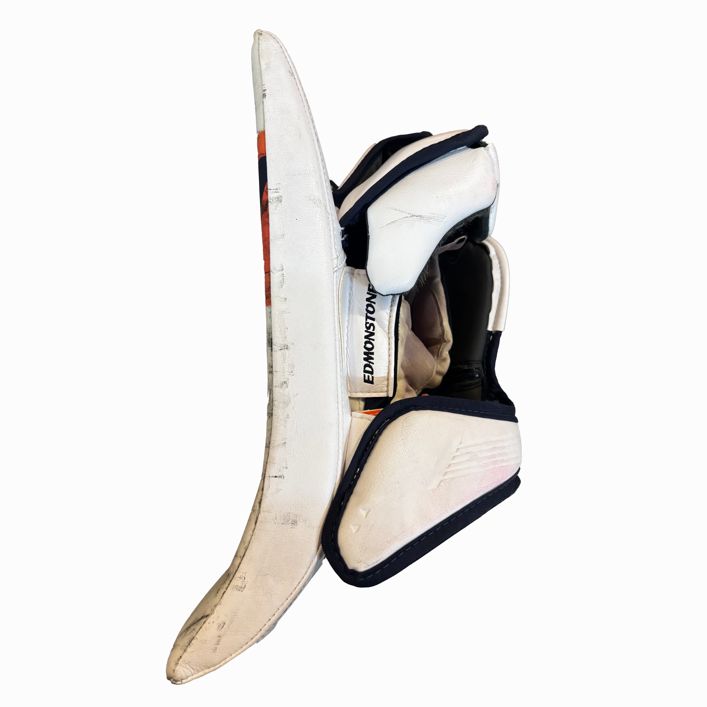 Bauer Supreme Mach - Used Pro Stock Goalie Full Set (White/Navy/Orange)