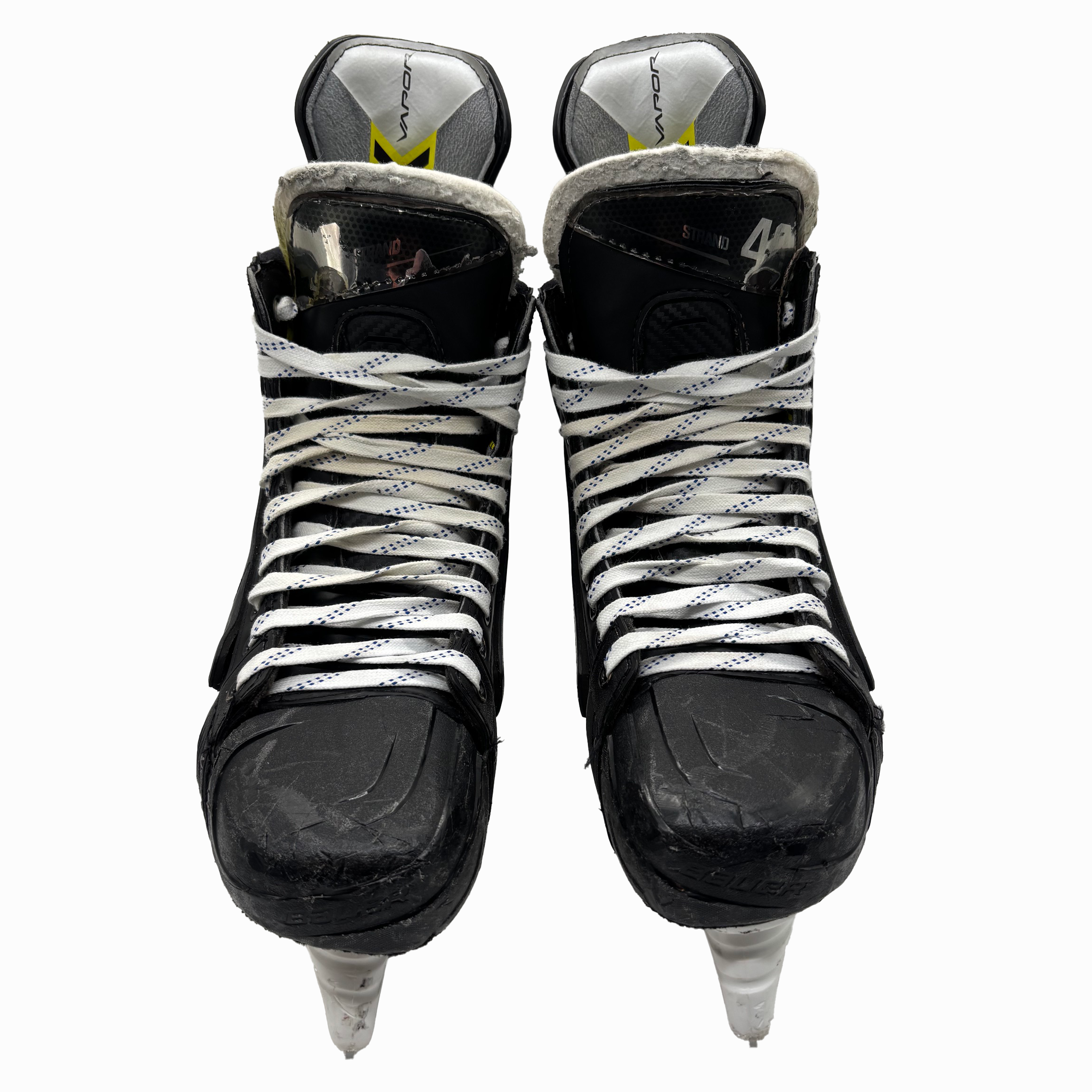 Bauer Vapor Hyperlite 2 - Used Pro Stock Hockey Skates With Shot Blockers - Size 11D