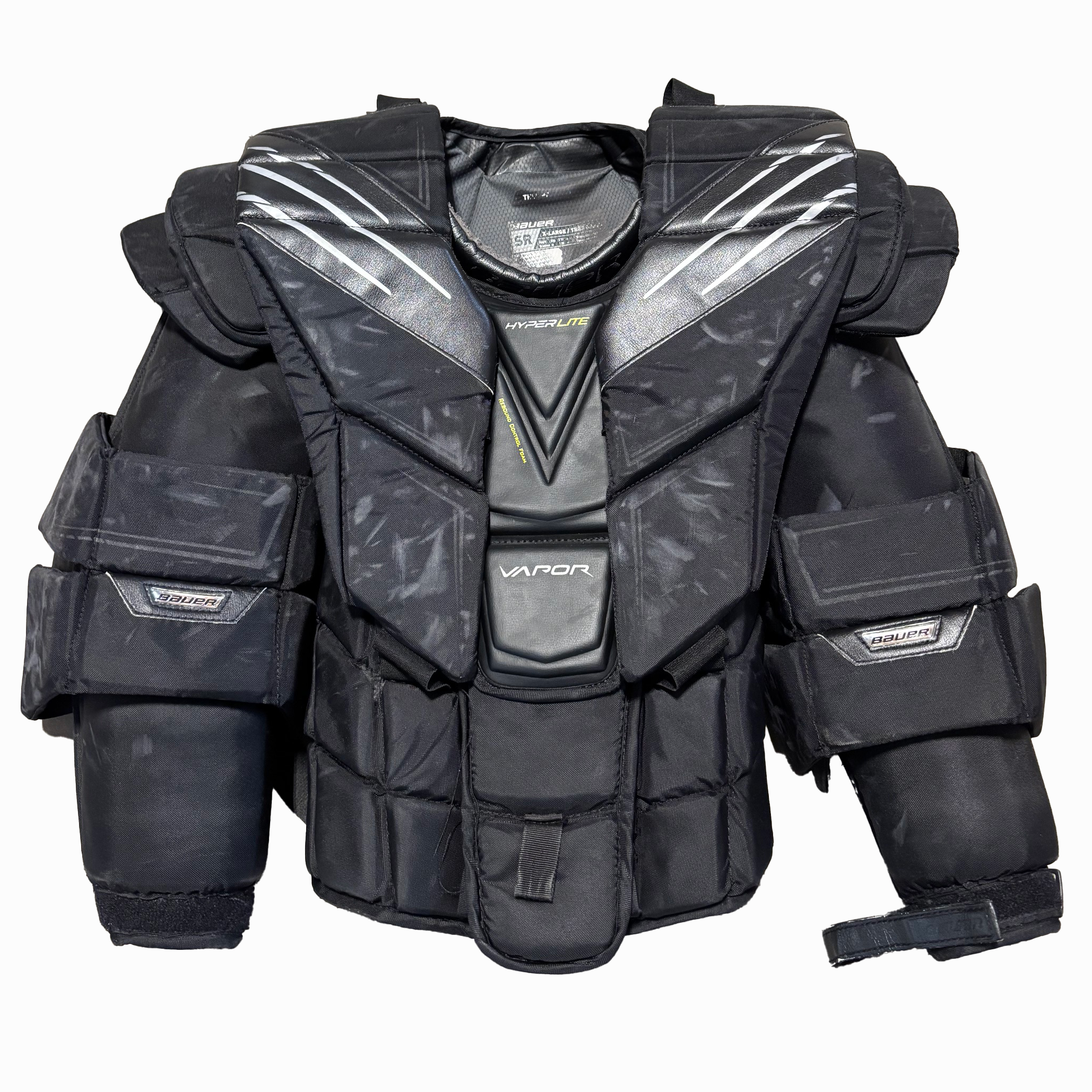 Bauer Vapor Hyperlite - Used Goalie Chest Protector (Black/Silver)