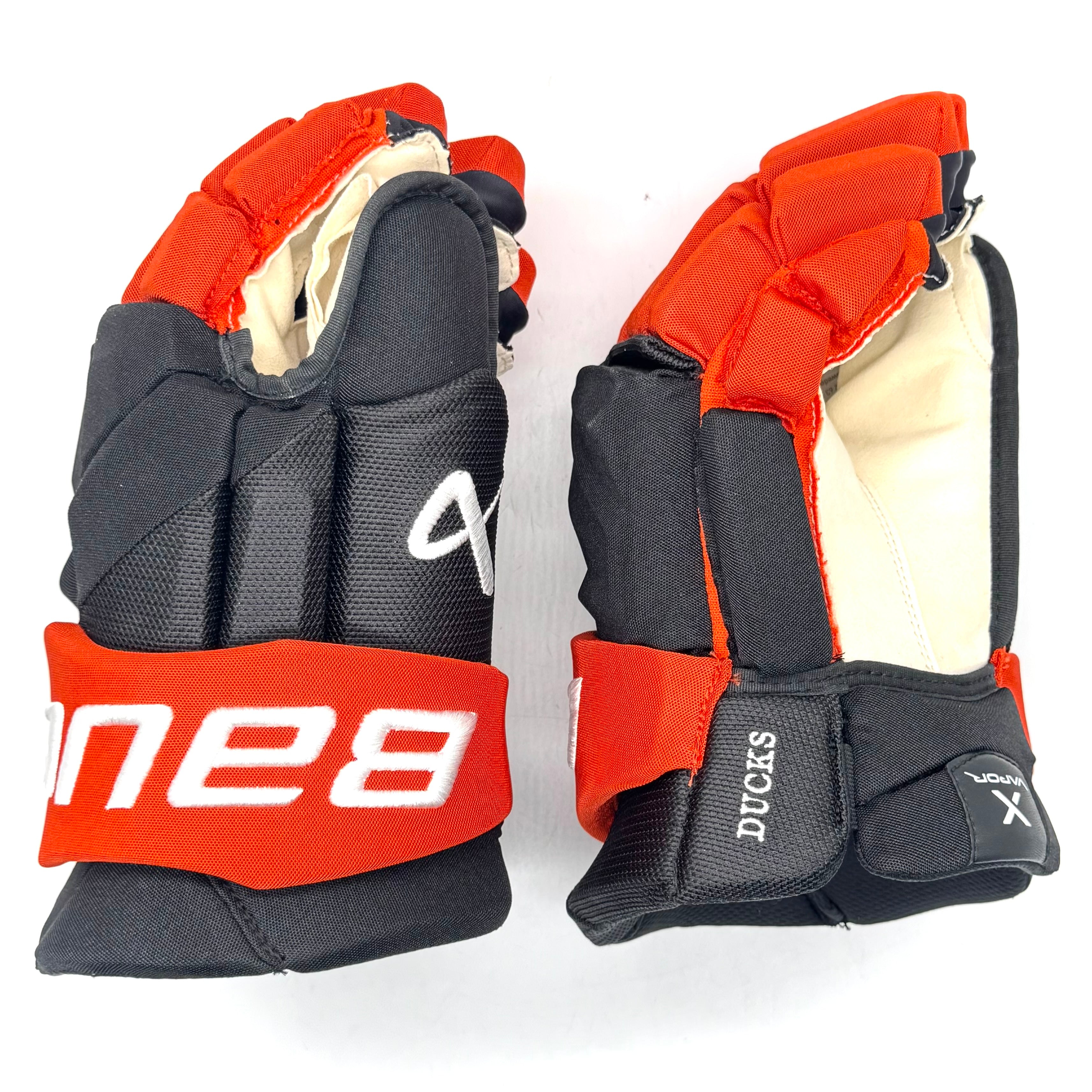 Bauer Vapor Hyperlite - Gant NHL Pro Stock - Ducks d'Anaheim (noir/orange)