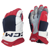 CCM HGJSPP - NHL Pro Stock Glove - Winnipeg Jets Heritage Classic (White/Red/Navy)