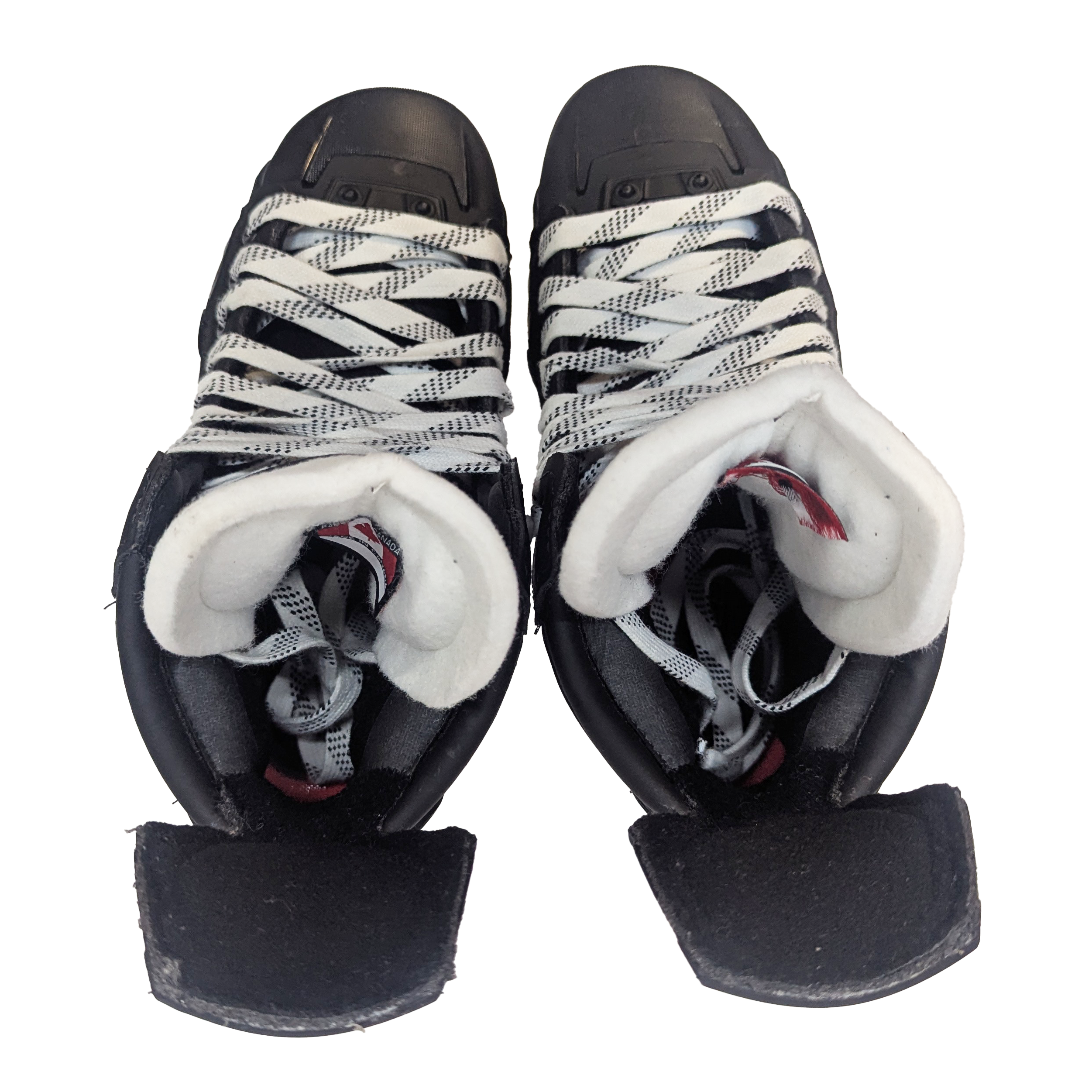CCM Jetspeed FT6 Pro – Patins de hockey Pro Stock – Taille 7R (Bleu/Blanc)
