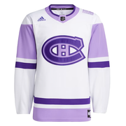 LNH - Maillot authentique Adidas Primegreen des Canadiens de Montréal pour la lutte contre le cancer