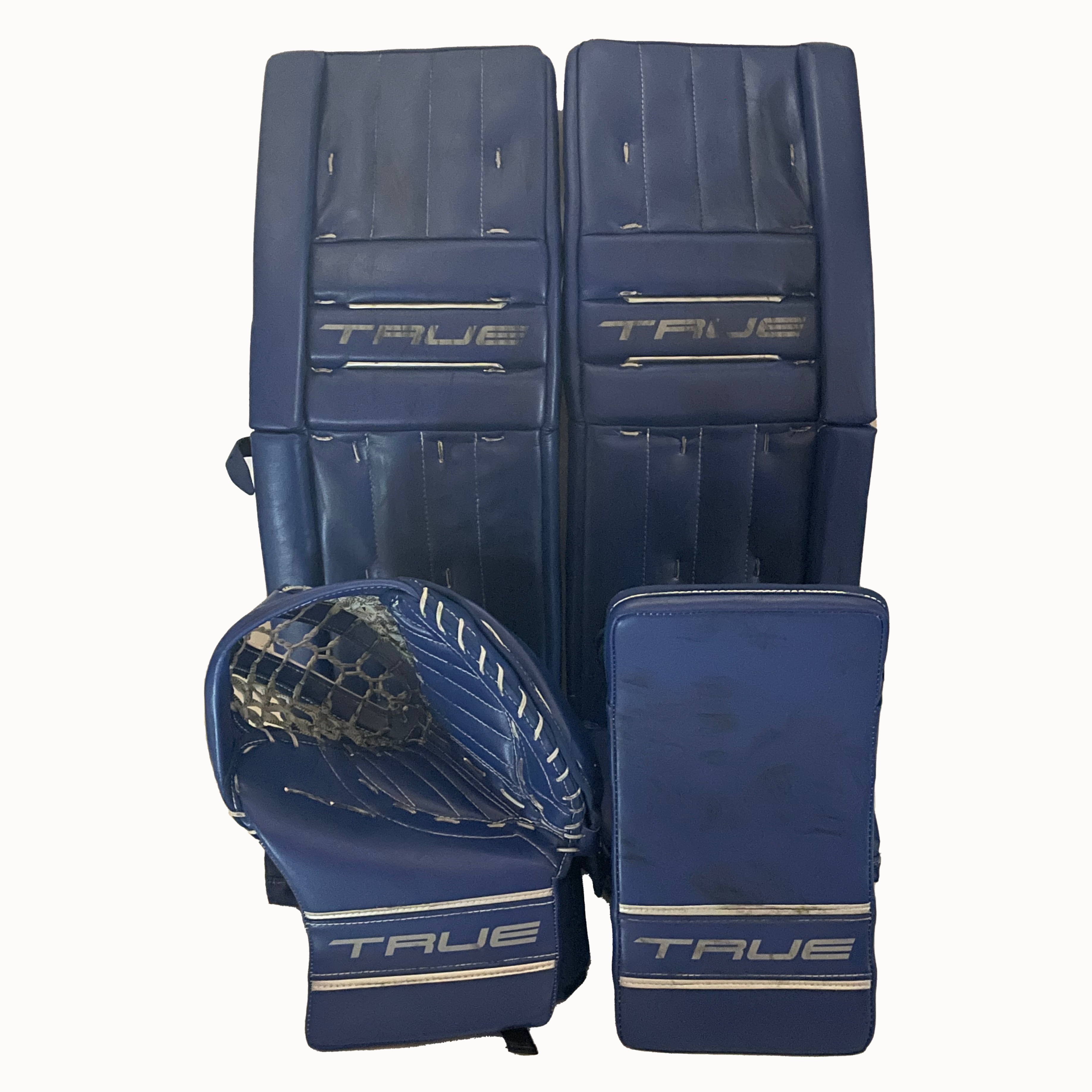 True L87 - Ensemble de gardien de but complet Pro Stock d'occasion (bleu)