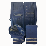 True L87 - Ensemble de gardien de but complet Pro Stock d'occasion (bleu)