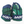 Load image into Gallery viewer, Bauer Vapor Hyperlite - Used NCAA Pro Stock Glove (Green/Blue)
