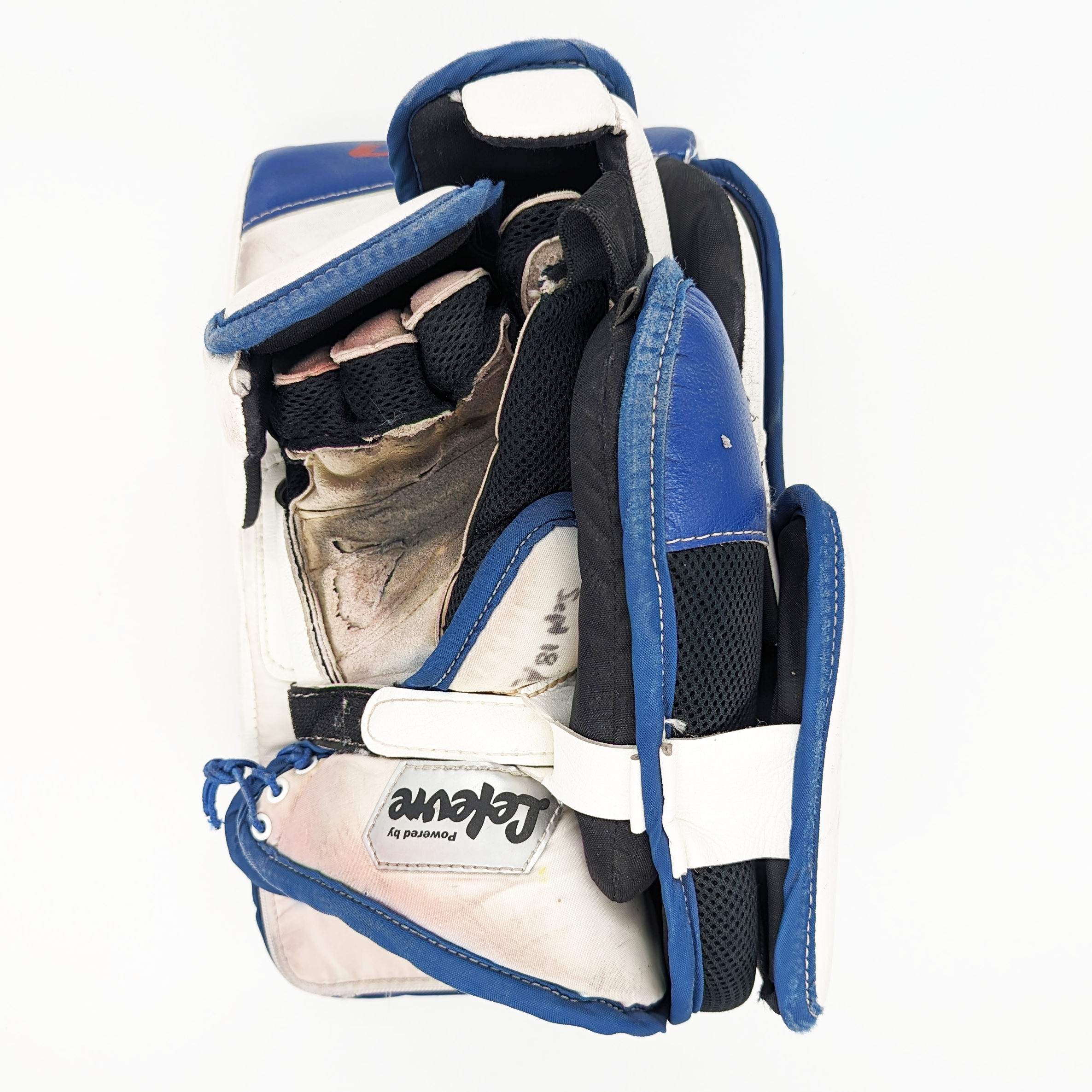 CCM Premier II - Ensemble de gardien de but d'occasion (blanc/rouge/bleu)