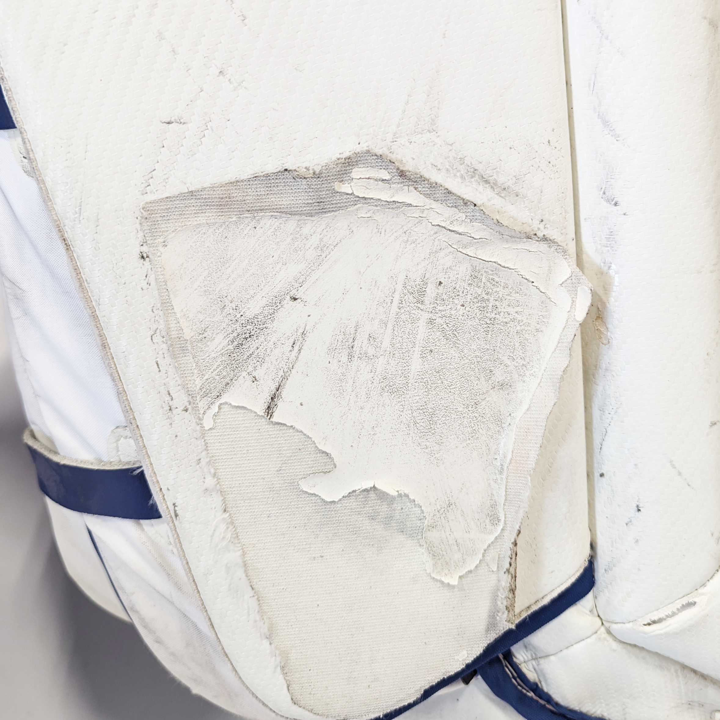 CCM Premier II - Ensemble de gardien de but d'occasion (blanc/rouge/bleu)