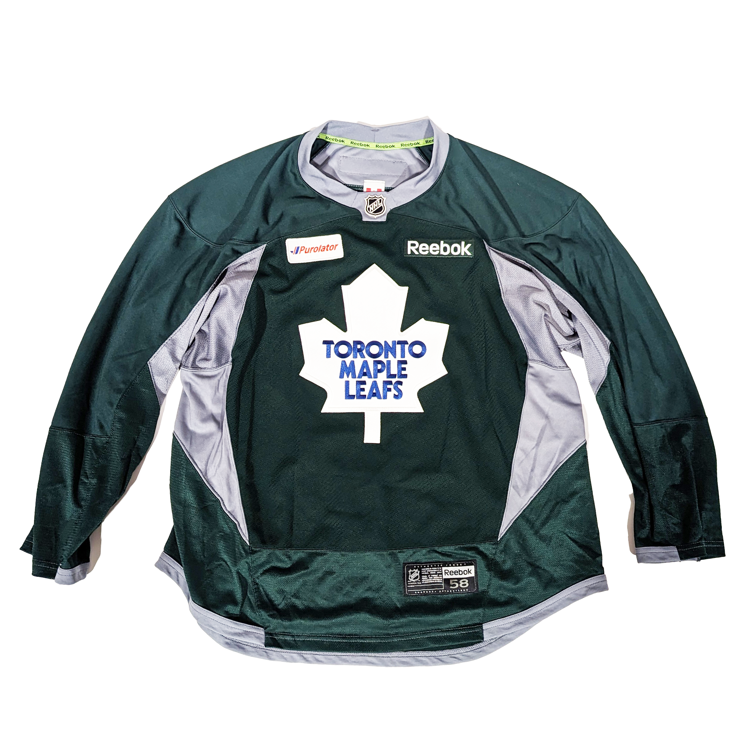 LNH - Maillot d'entraînement Reebok d'occasion - Maple Leafs de Toronto (plusieurs couleurs)