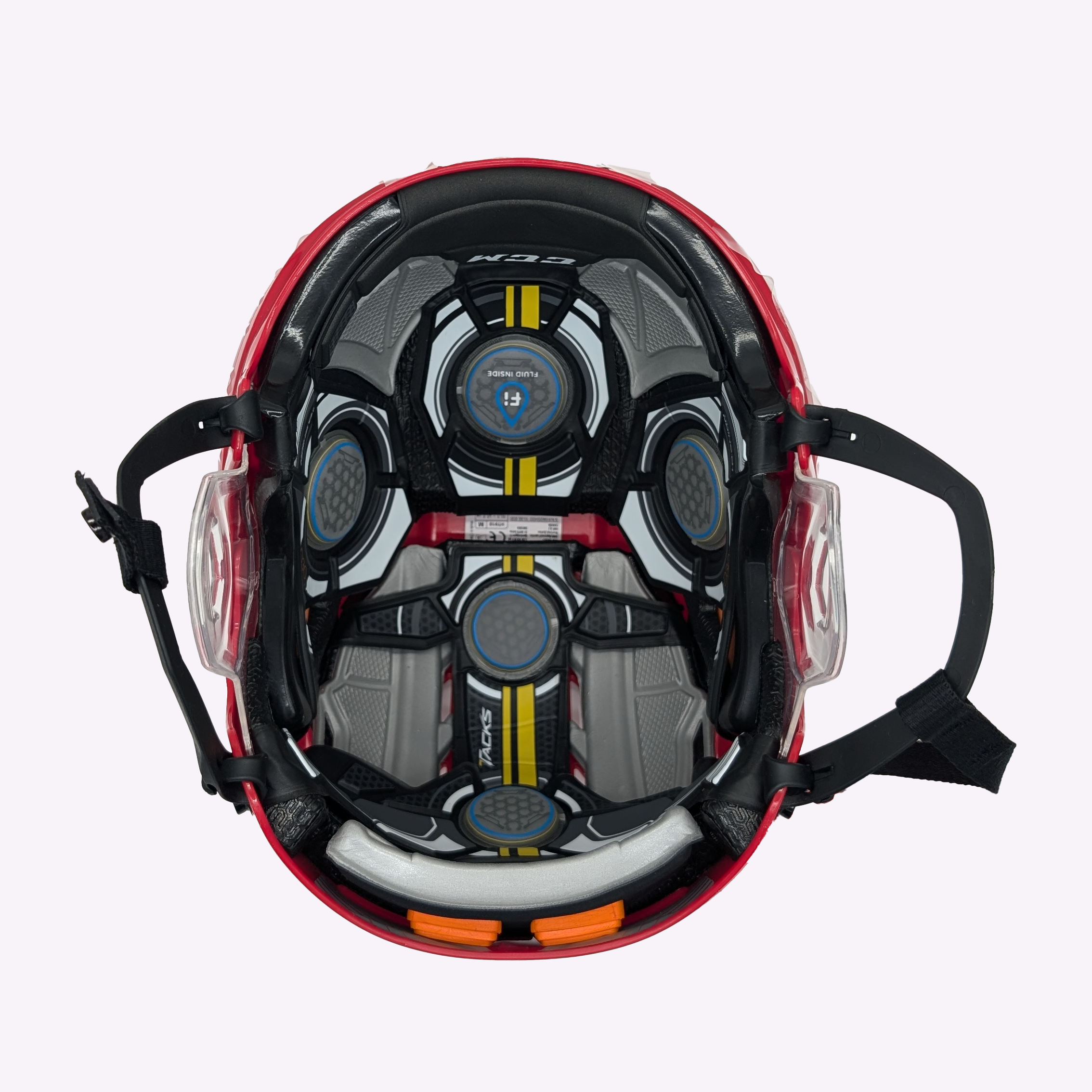 CCM Tacks 910 - Casque de hockey (rouge)