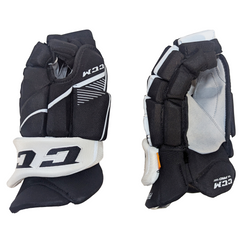 CCM HGJS - Gant NHL Pro Stock - Penguins de Pittsburgh (noir/blanc)