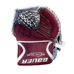 Bauer Vapor Hyperlite 2 - Used Pro Stock Goalie Full Set (Maroon) *Dressed as Bauer Reactor*