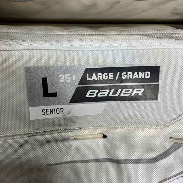 Bauer Vapor HyperLite - Pro Stock Goalie Pads (White/Silver)