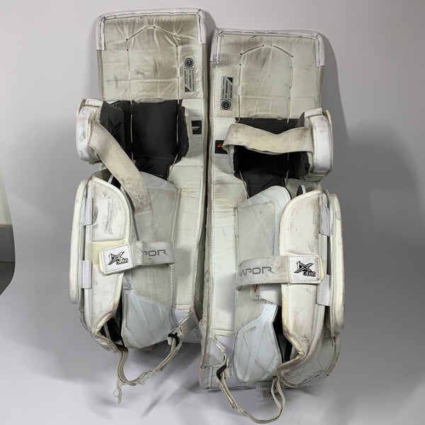 Bauer Vapor 1X OD1N - Used Pro Stock Goalie Pads - (White/Black)